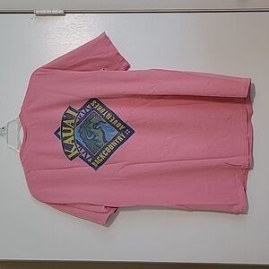 Vintage Kaua'i Backcountry Adventures t-shirt, size medium, coral color